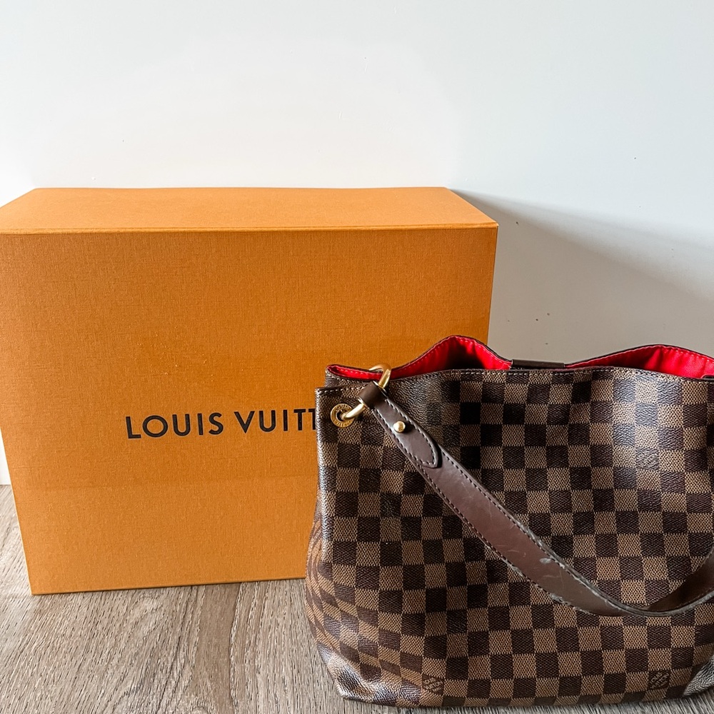 Louis Vuitton Graceful with Red Interior and Gold Hardware